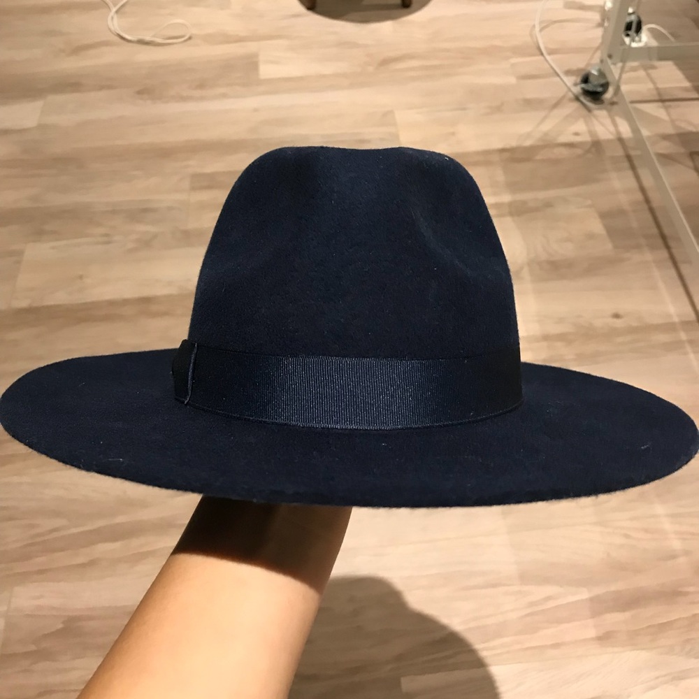 Lack Of Color Midnight Blue fedora hat size small
